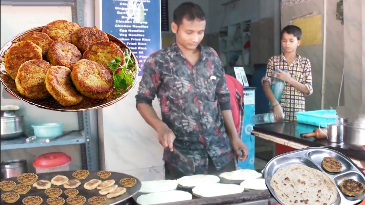 Beef Shami Kabab Receipe - شامی کباب  With Paratha Restaurant Style  | #Streetfood | KikTV Network