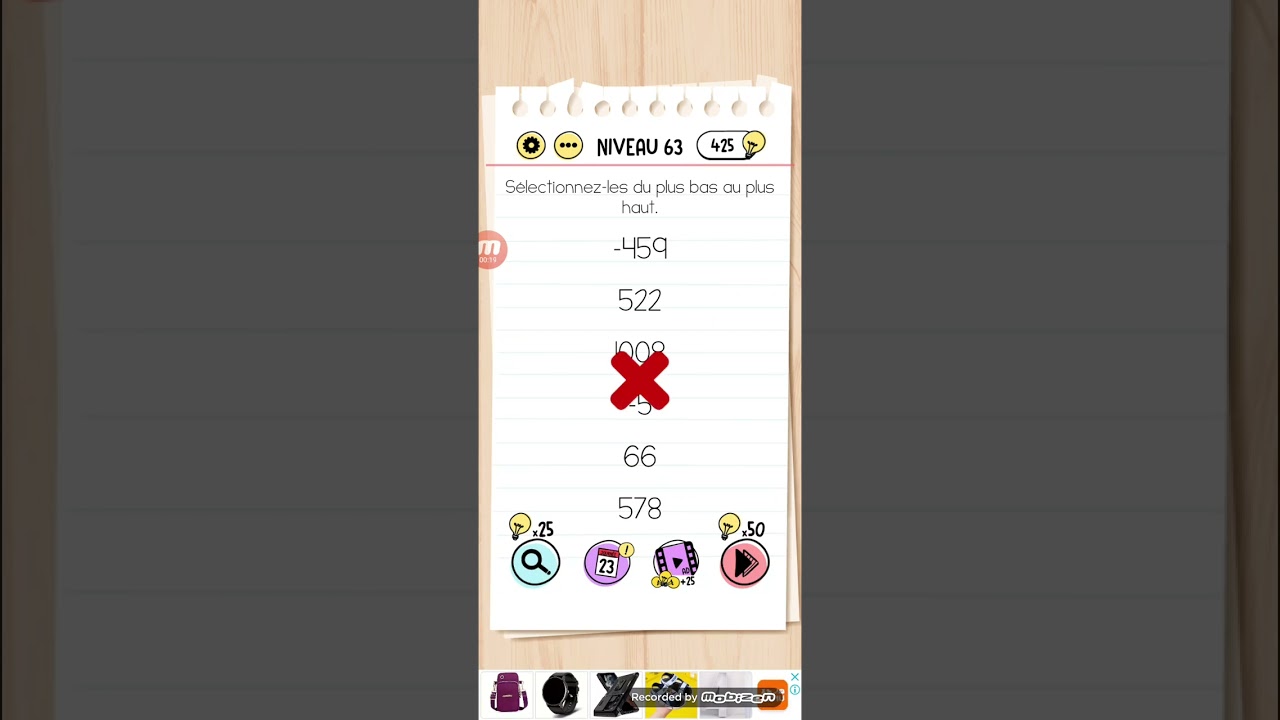 brain test niveau 63