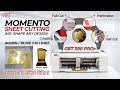 MOMENTO SHEET CUTTING | GOLDEN SILVER SHEET 2 IN 1 CUTTING. ANY DESIGN ANY SHAPE. DIGITAL DIE CUTTER