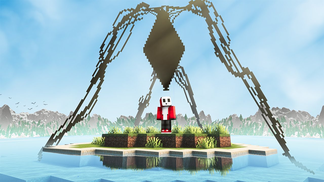 I Survived The Scariest Deserted Island in Minecraft