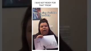 How to Sing Scribble Scrabble|short #funny #funnyimages #funnymemes