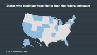 The federal minimum wage, in four charts