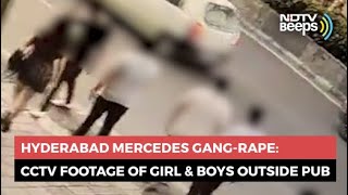 Ammayila Rape Sex - Hyderabad Mercedes Gang-Rape Case: CCTV Footage Of Girl & Boys Outside Pub  - YouTube