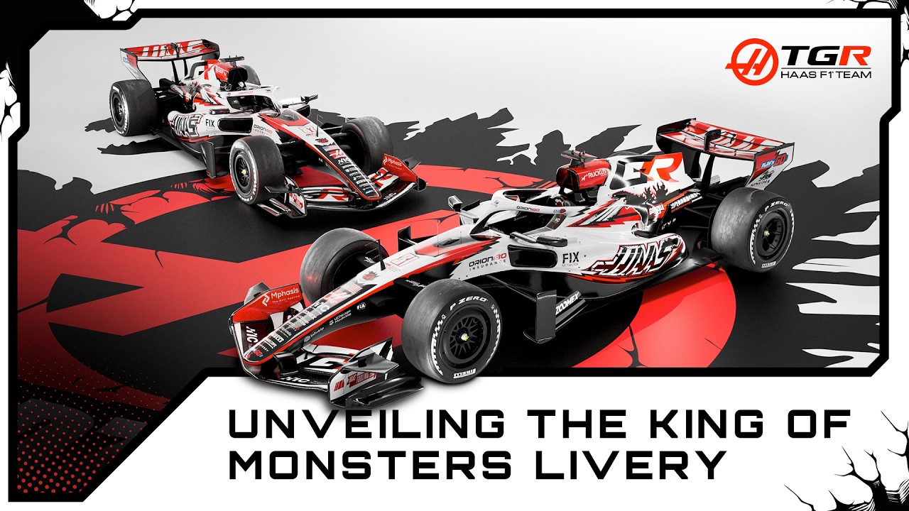 Watch: Haas Drops Dragon-Themed 'King of Monsters' Livery