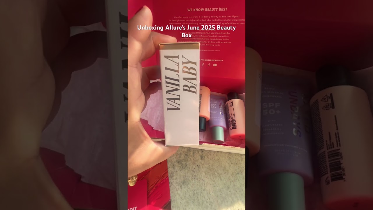 Allure’s June Beauty Box is here ❤️❤️ 