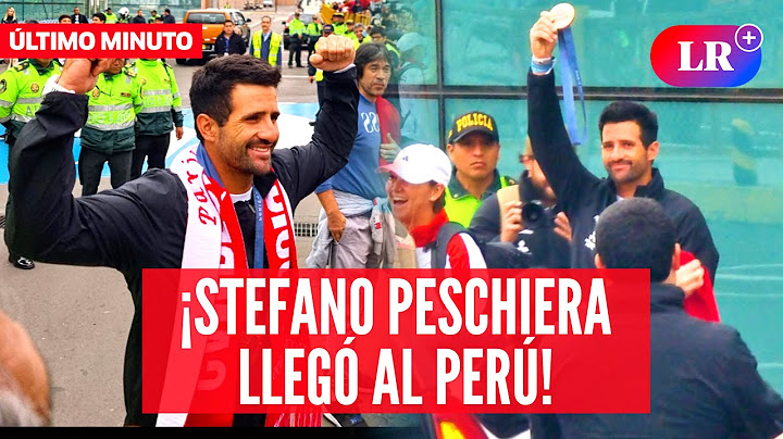 STEFANO PESCHIERA llegó al PERÚ: la MEDALLA de BRONCE en PARÍS 2024 fue recibido con algarabía | #LR