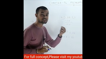 CG Board | 10th maths| Chapter-1 बहुपद [Polynomials] | बहुपदों का भाग [CGBSE 10TH] #shorts