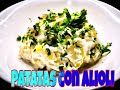 RECETA DE PATATAS CON ALIOLI RIQUÍSIMAS Y FÁCILES DE HACER!!!