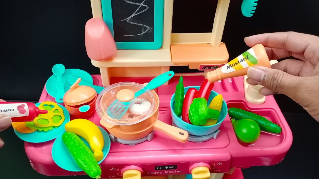 Relaxing Toy Cooking ASMR 🍳✨| Satisfying Mini kitchen Sounds | No Talking 