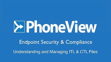Understanding and Managing Cisco ITL / CTL Files with PhoneView