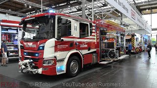 German Industrial Fire Engine - Scania P500/ Empl - interior + exterior &amp; lights - Interschutz 2022