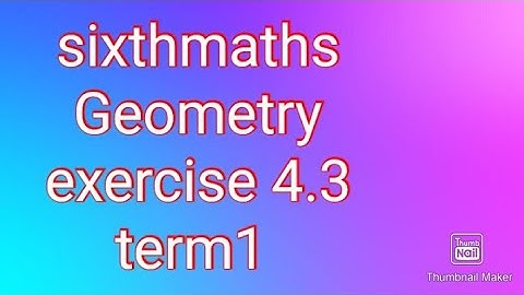 sixthmaths |term1 |exercise 4.3|geometry| #samacheer #theensuvaikanakku