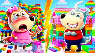  Baby Robot Block  Wolfoo Builds A Mobile Home For Jenny