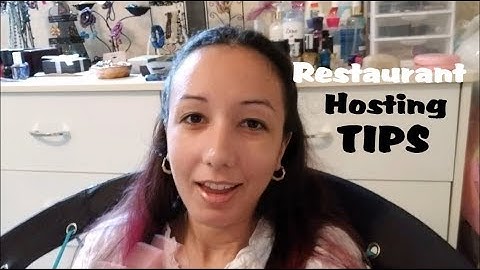 Tips for Being a Restaurant Host