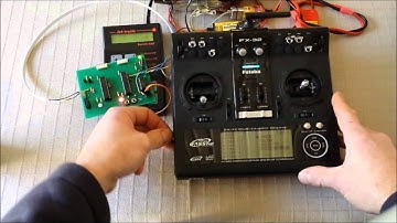 Futaba SBUS2 telemetry interface for Jetcat turbines - own made device!!!