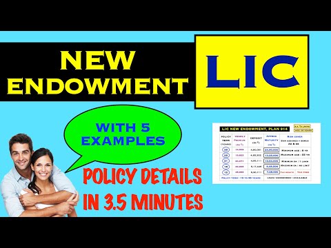 lic-new-endowment-914-||-with-5-examples-||-#licnewendowment-#licpolicy-#licschemes
