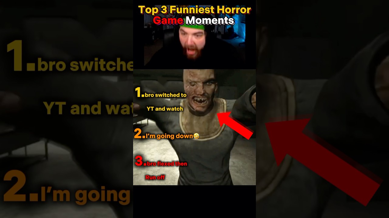 Top 3 Funniest Horror Game Moments(When Fear Turns Into Pure Comedy)