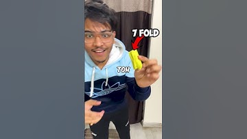 FOLDING A PAPER MORE THAN 8 TIMES #shorts