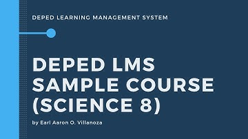 DepEd LMS Sample Course