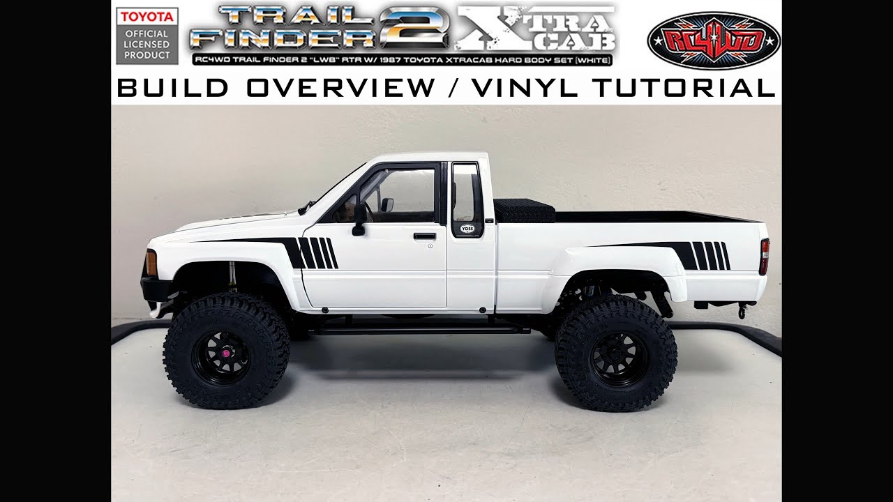 RC4WD TOYOTA 87 XTRA CAB - TF2 BUILD OVERVIEW & VINYL GRAPHICS INSTALL TUTORIAL