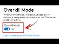 Turn On OVERKILL Mode - Play Games at Higher FPS & No LAG
