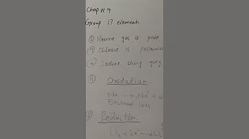 Group 17 Elements | 9th Class Chemistry New Book | Chapter 9