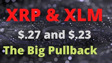 Everything bubble pops and a small Pullback in XRP, XLM and Cardano happens