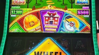HUGE JACKPOT-Huff n’ More Puff MANSIONS FEATURE $25 bet