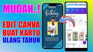 Tutorial Edit Canva di HP Membuat Kartu Ucapan Selamat Ulang Tahun screenshot 5