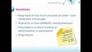 CTN Webinar: Preparation for Drug Management and Accountability in a CTN Clinical Trial.