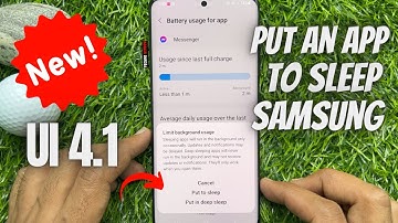 How to Put an App to Sleep on Samsung Galaxy S21 Ultra 5G