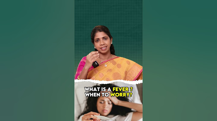 What is a fever & When to worry #shorts #fever #trending