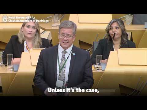 DEVOLVING EMPLOYMENT LAW TO SCOTLAND - Keith Brown MSP speaks in support