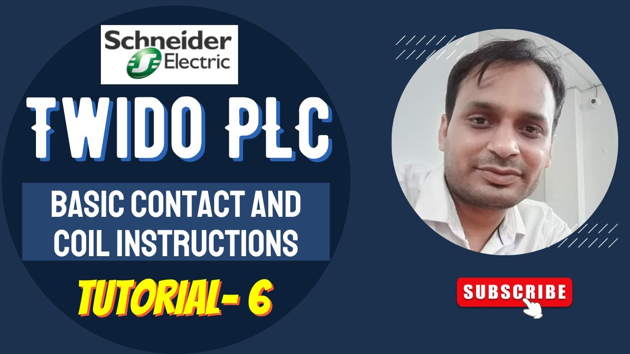 Twido PLC Training 6 - Contact (NO and NC) and Coil (Direct and Inverse ...