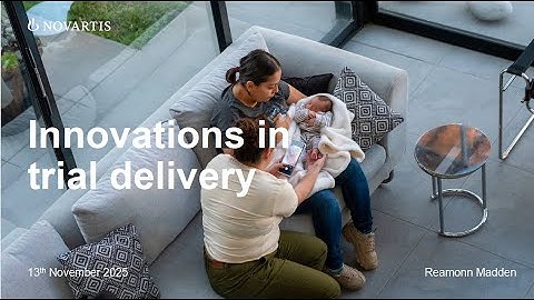 Mr Reamonn Madden - Innovations in trial delivery
