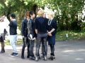 110907 SHINee in Russia @ WonKwang School - SHINee & Russian Children