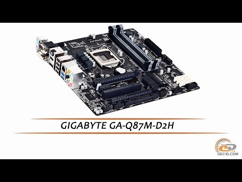 GIGABYTE GA-Q87M-D2H - видеообзор материнской платы