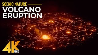 Eruption of Kilauea Volcano, Big Island - 4K UHD Bubbling Lava Lake by 4K Relaxation Channel 5,254 views 2 months ago 4 hours, 34 minutes