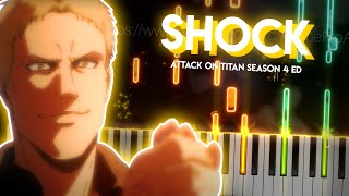 Shock - Attack on Titan Season 4/Final Season ED | Piano Resimi