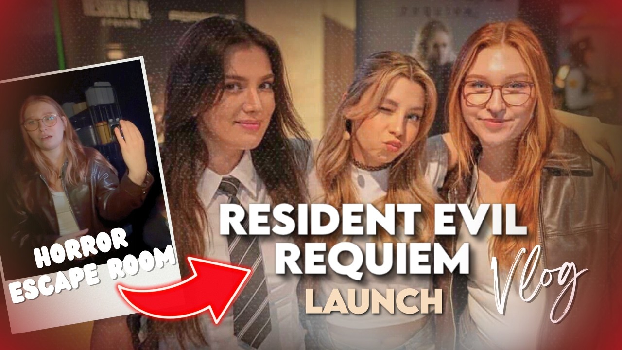 Resident Evil Requiem Release Party + Horror Escape Room | Day in my Life Vlog
