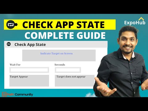 UiPath Check App State || UiPath Tutorial | ExpoHub