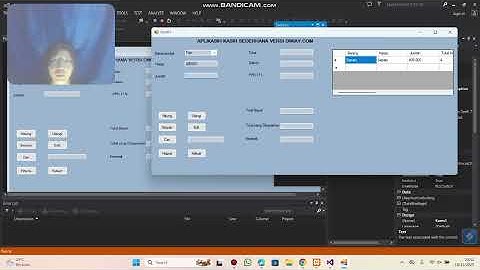 Penjelasan Program Membuat Aplikasi Kasir Sederhana. Menggunakan aplikasi Visual studio