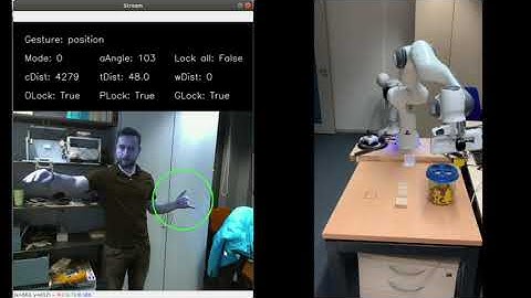 Pose-based Teleoperation of a "Panda" by Franka Emika (Test 3)