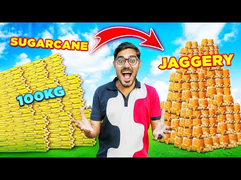 100 किलो गन्ने से कितना गुड़ बनेगा? How Much Jaggery in 100 Kg Sugarcane? Real Life Test