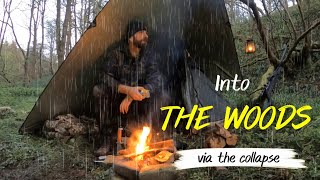 PREPARATION | Tarp & Tent | Solo Survival Cooking/Camping via the collapse