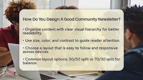 How Do You Design A Good Community Newsletter? - Everyday-Networking