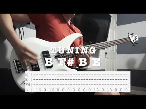 Slipknot - Nero Forte Bass Lesson With Tabs!!! Neroforte Slipknot Basscover