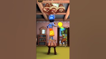 LITTLE KRISHNA🙏 3D GAME ||vs PUTNA 👹 #cartoon #littlekrishna #shorts #shortfeed #mrpankajshorts