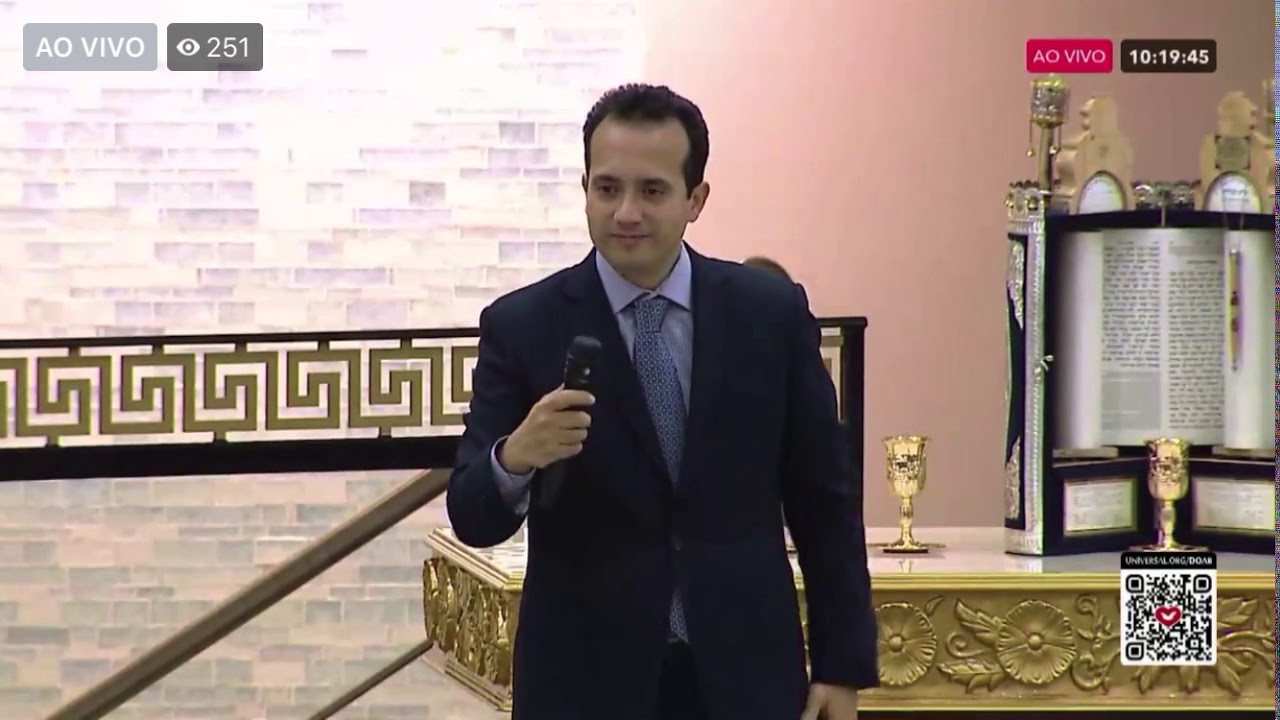 Mensagem de hoje de manhã dada pelo bispo Rafael Cavina no Templo Maior de Curitiba! 