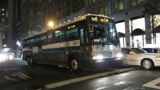 MTA Bus: 23 St Bound D4500CL 3366 BxM9 at 40 St/5 Av